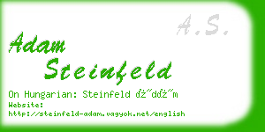 adam steinfeld business card